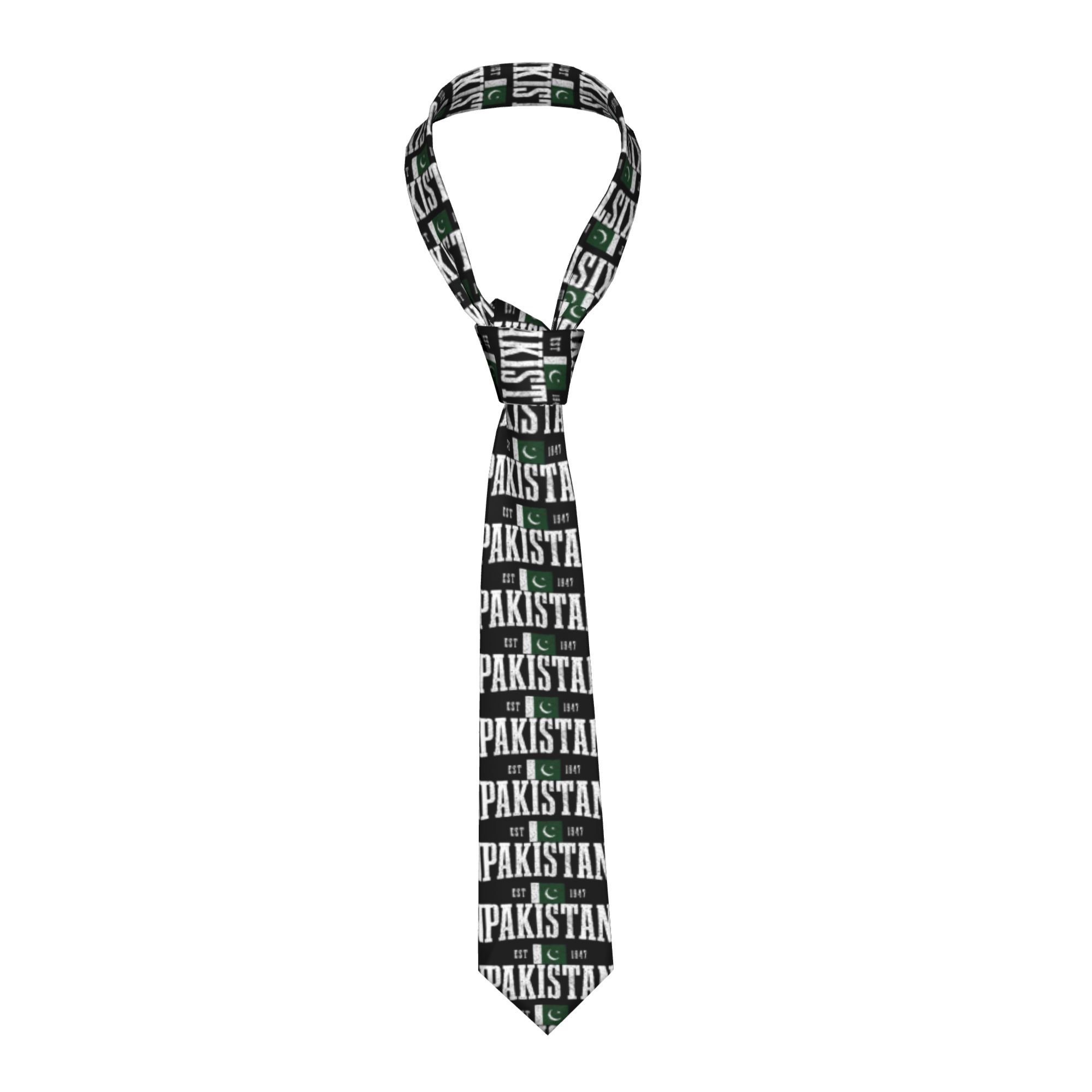 Men Accessories In Pakistan - Mens Tie Pakistan Pakistani Flag Roots