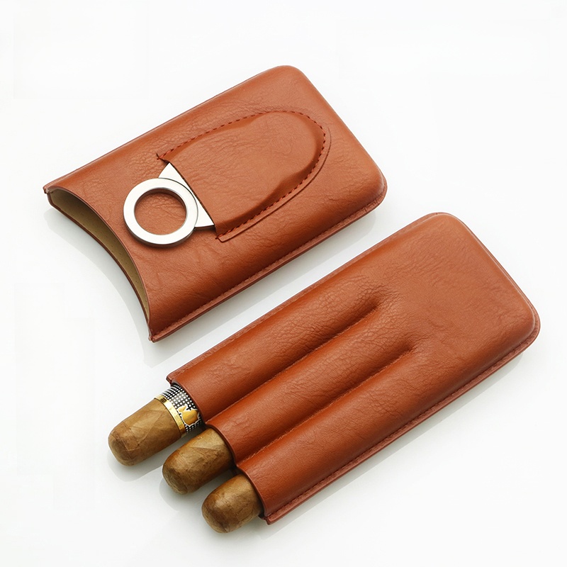 Cigar Cutter Set - Portable Cigar Box Set of 2