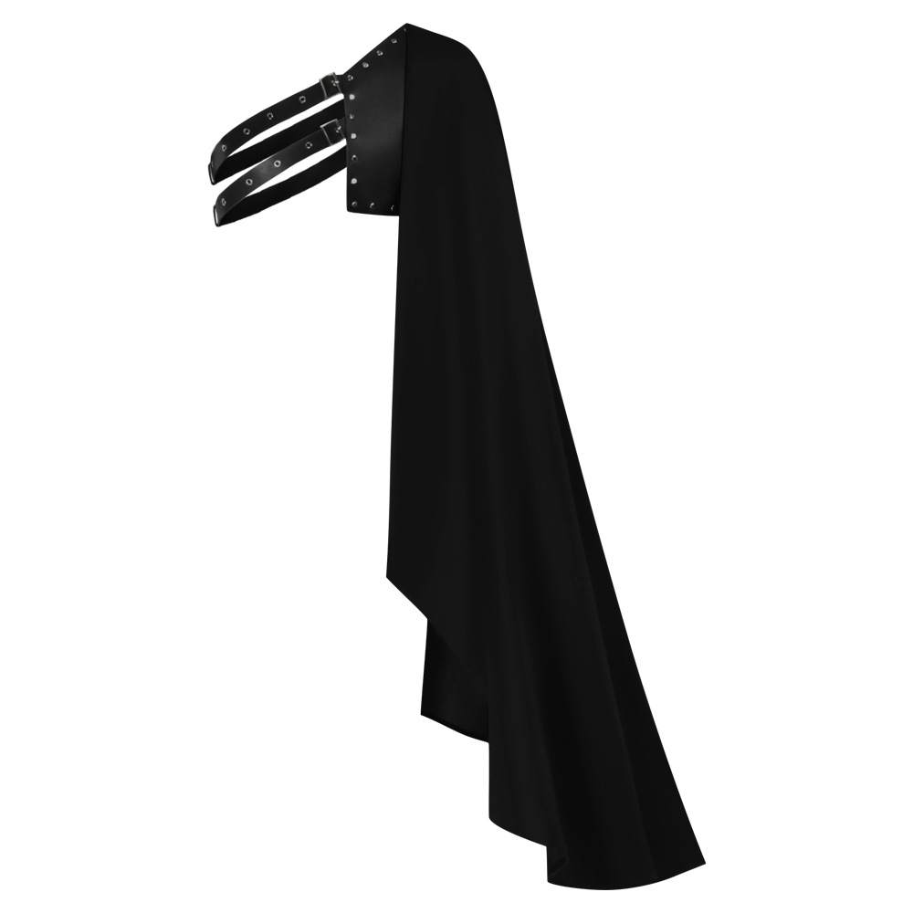 Medieval Men'S Accessories - Medieval Cloak Vintage Half Shoulder Knight