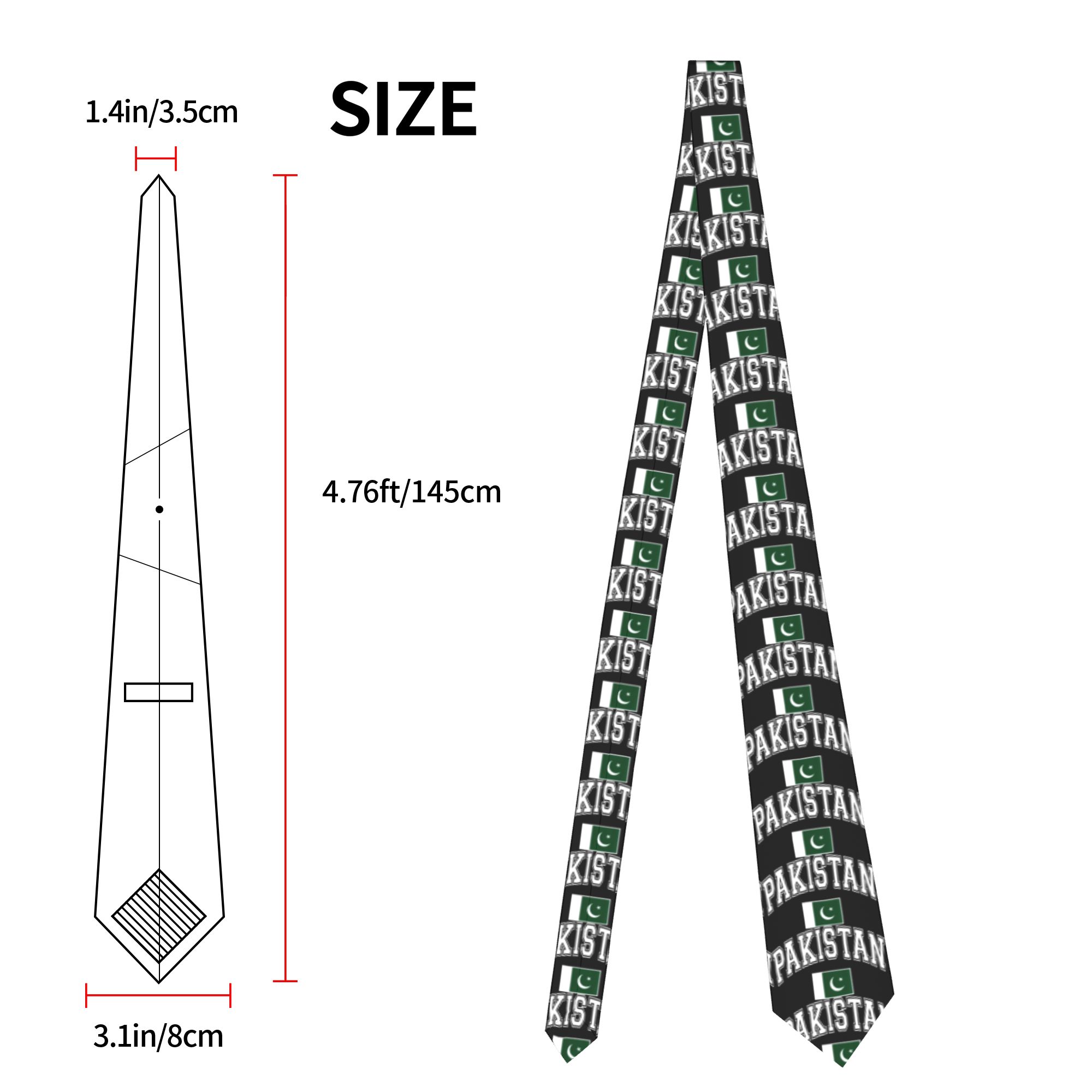 Pakistan Pakistani Flag Tie  L - огляд і ціна Men Accessories In Pakistan