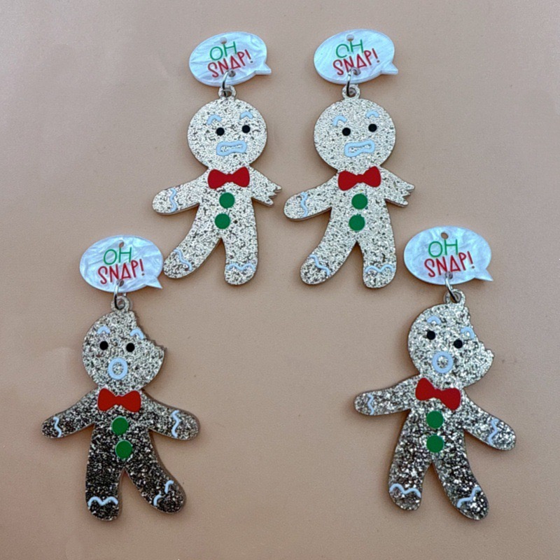 10pcs Cute Christmas Gingerbre - огляд і ціна Men'S Accessories Jewelry