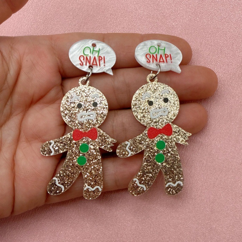 10pcs Cute Christmas Gingerbre - огляд і ціна Men'S Accessories Jewelry