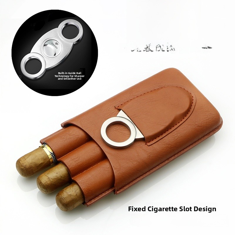 Portable Cigar Box Set of 2 Le - огляд і ціна Cigar Cutter Set