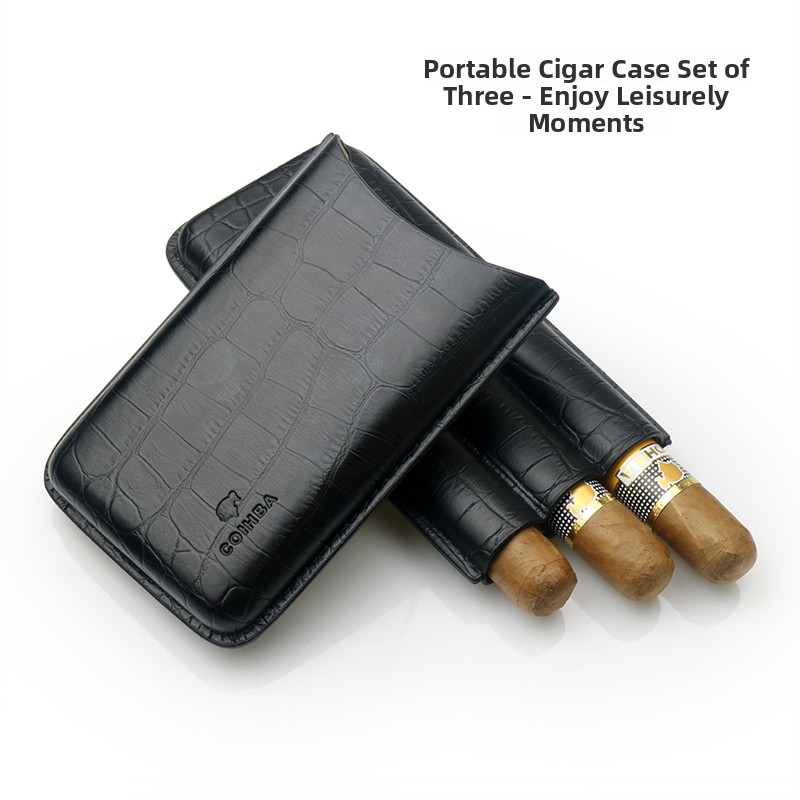 Portable Cigar Box Set of 2 Le - огляд і ціна Cigar Cutter Set