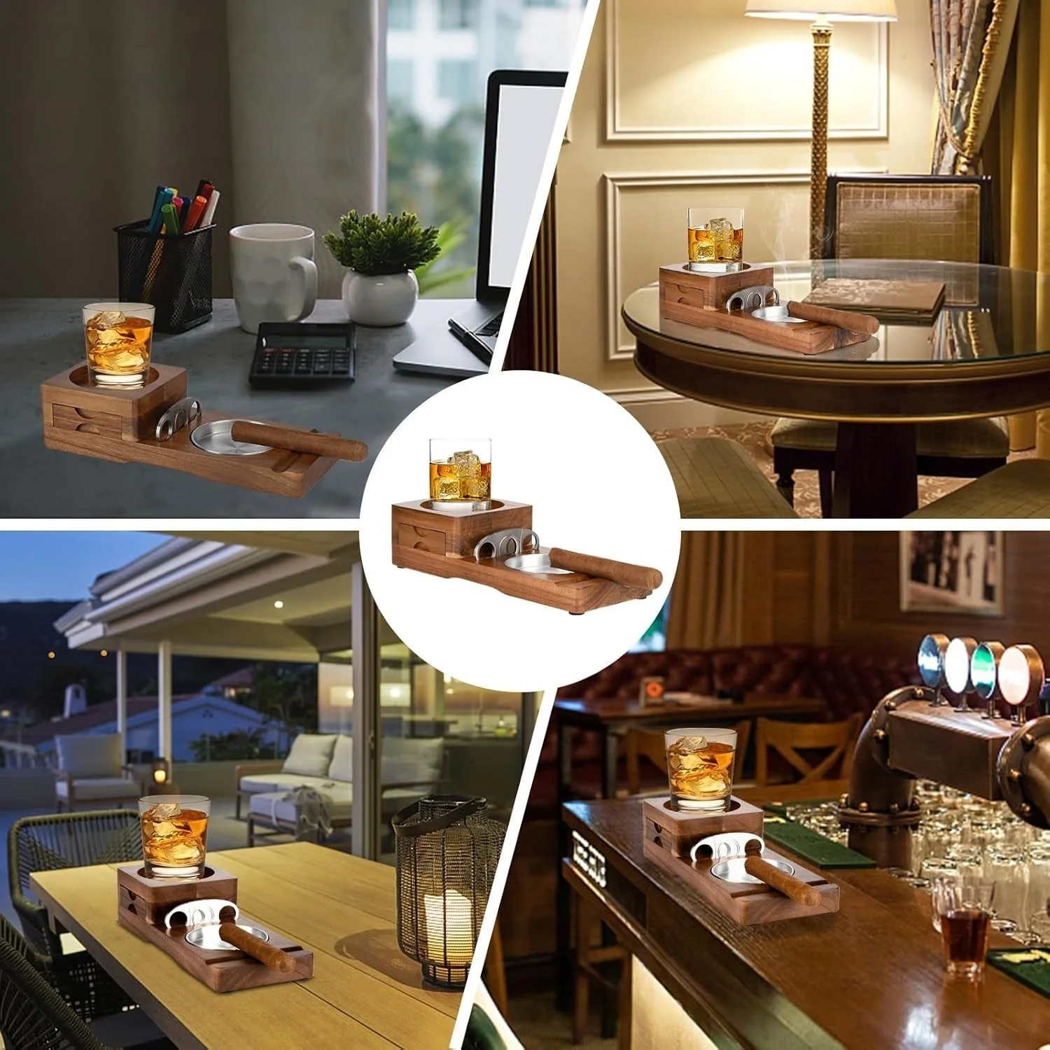 Luxury Cigar Accessories Box w - огляд і ціна Cigar Cutter Set