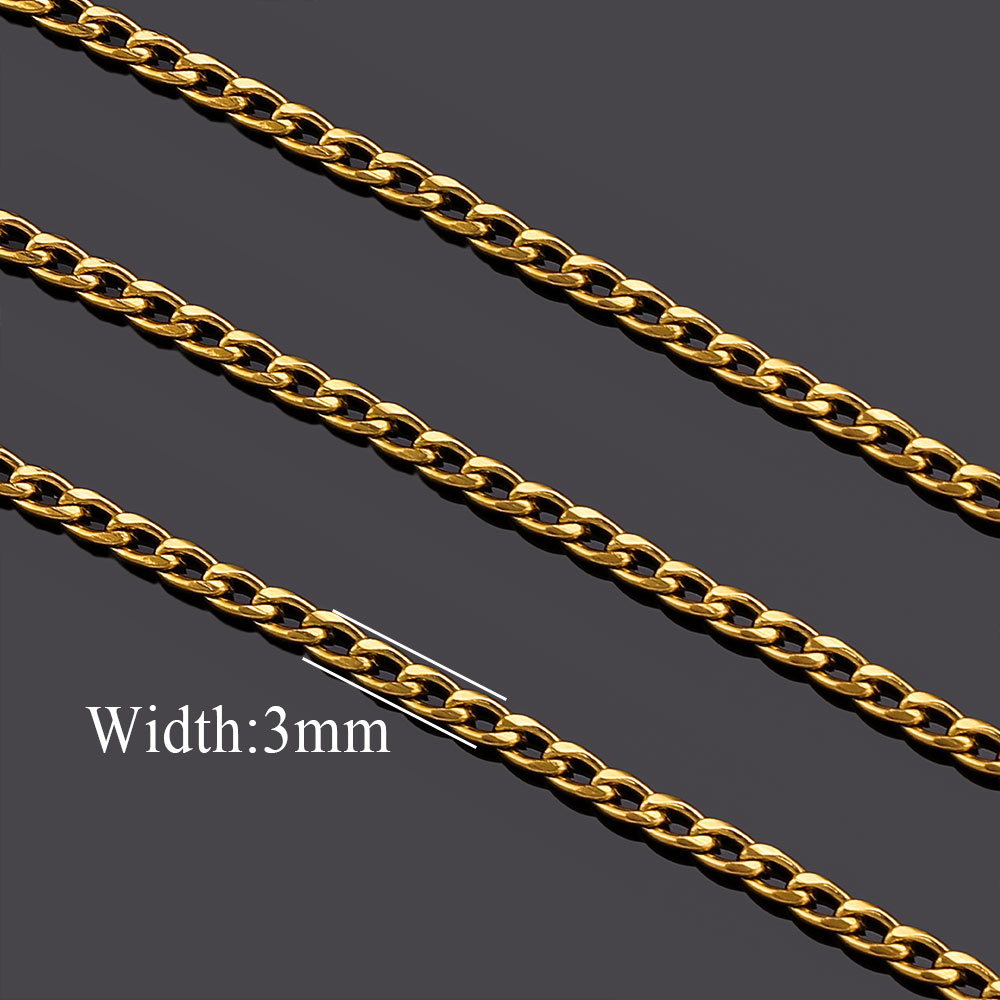 2meter Stainless Steel Lips NK - огляд і ціна Men Accessories Chain