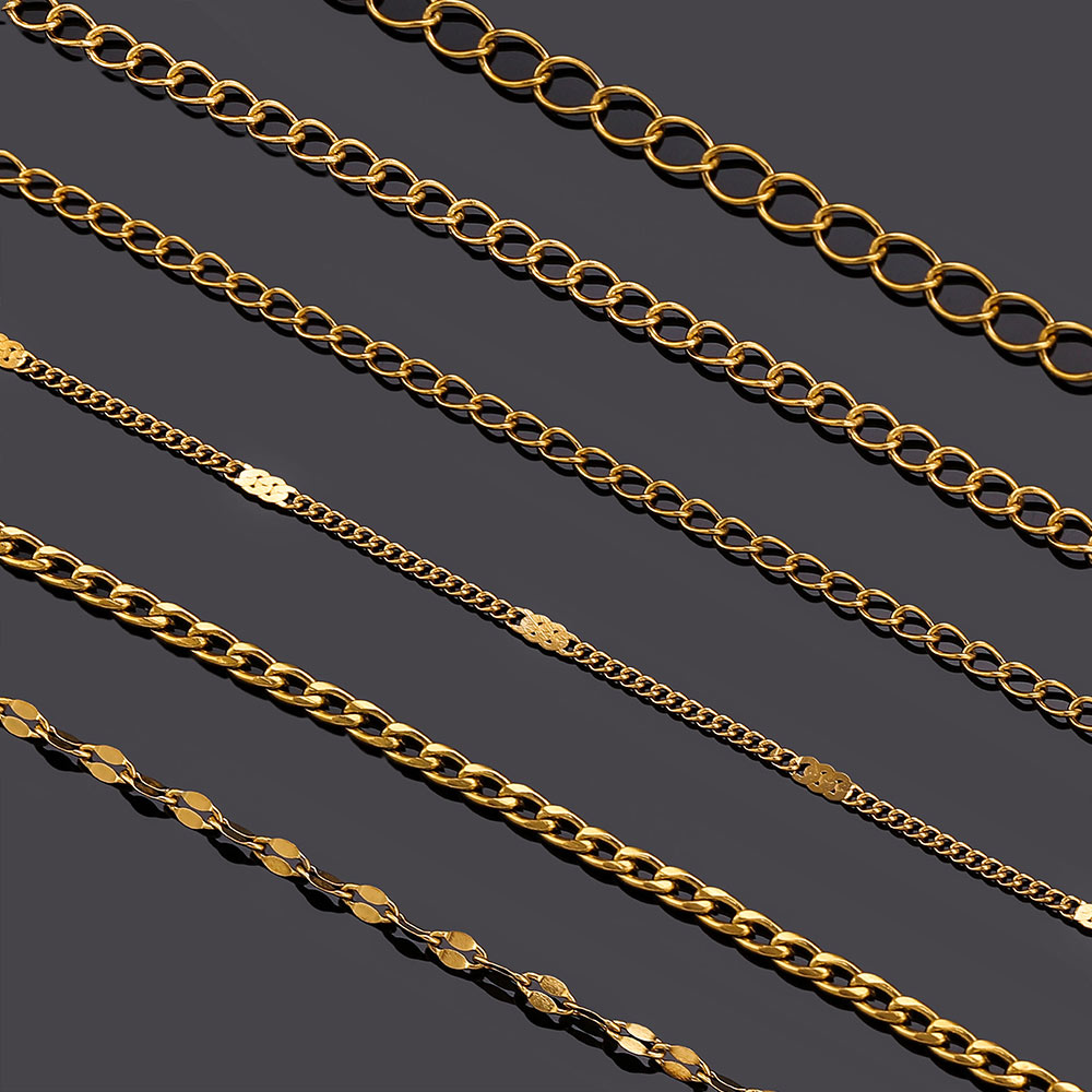 2meter Stainless Steel Lips NK - огляд і ціна Men Accessories Chain