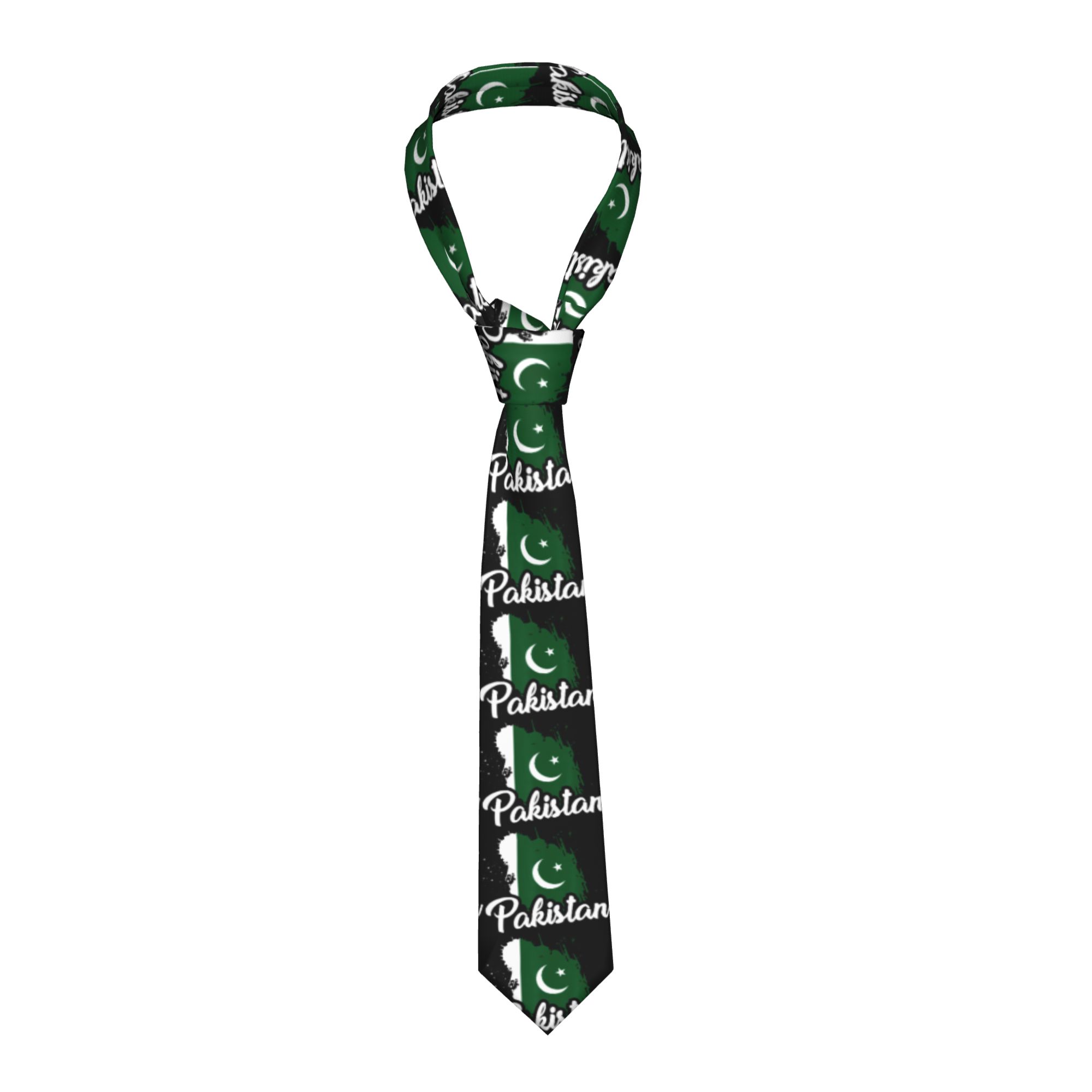 Men's Tie Pakistan Flag Pakist - огляд і ціна Men Accessories In Pakistan