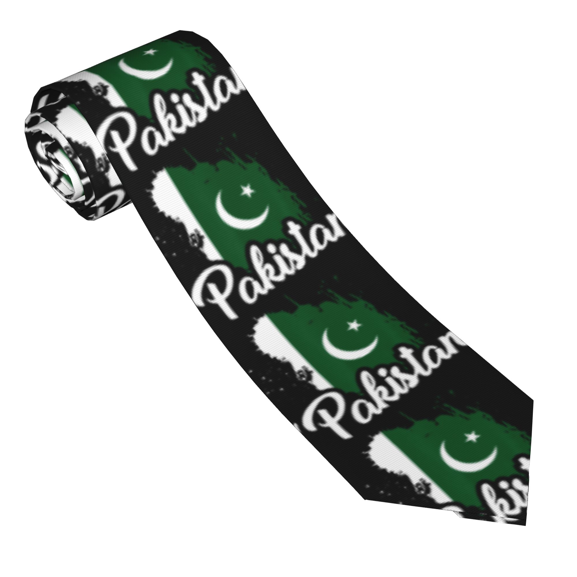 Men's Tie Pakistan Flag Pakist - огляд і ціна Men Accessories In Pakistan