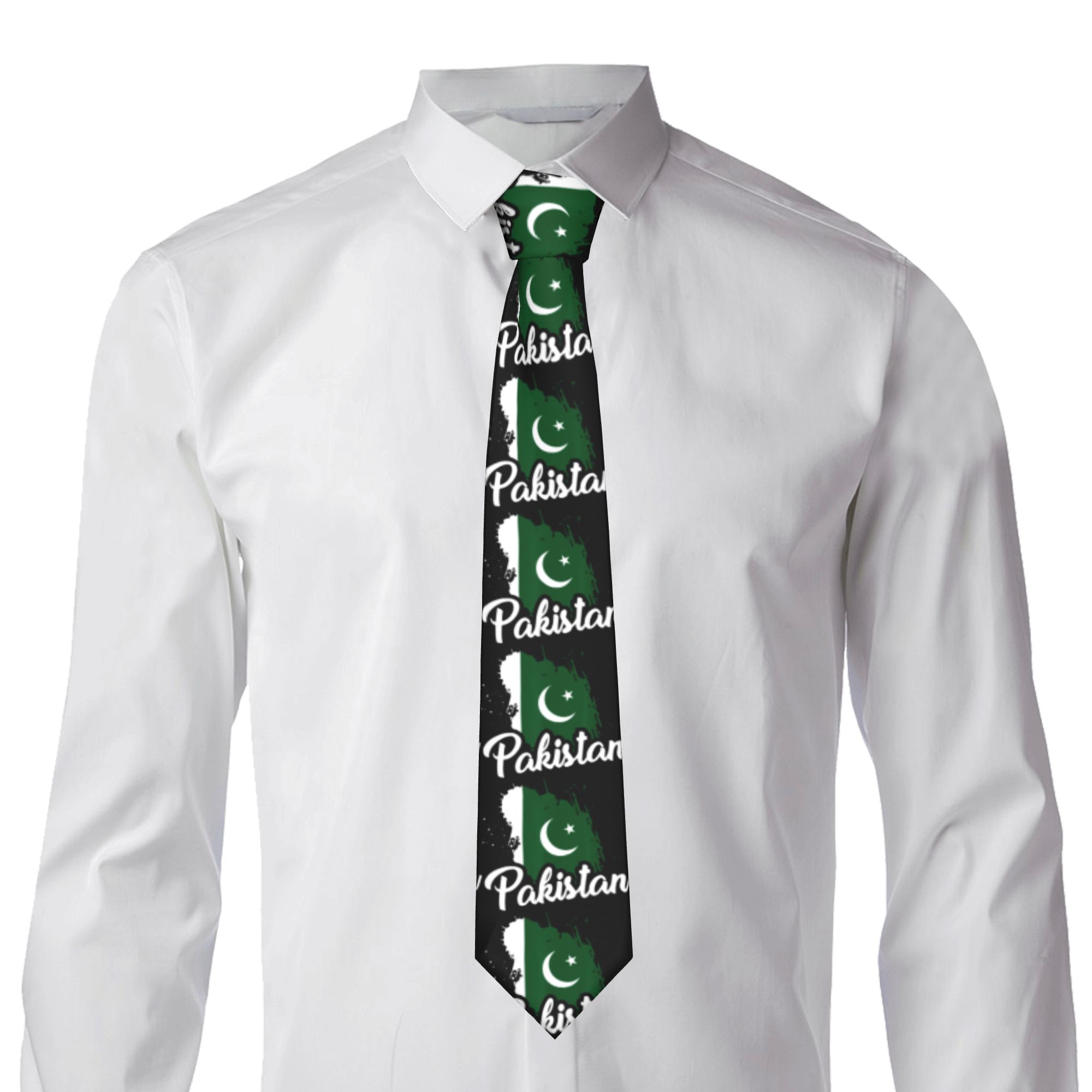 Men's Tie Pakistan Flag Pakist - огляд і ціна Men Accessories In Pakistan