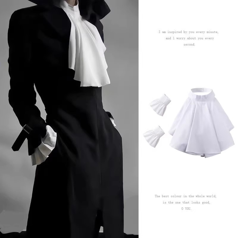 Victorian Neck Collar Ruffled  - огляд і ціна Medieval Men'S Accessories