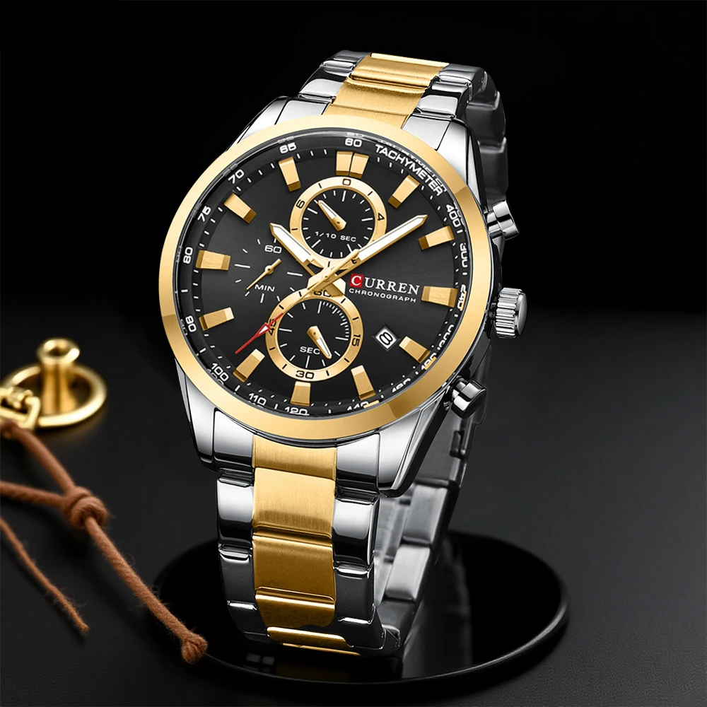 CURREN Casual Quartz Chrono Sp - огляд і ціна Men'S Accessories Jewelry