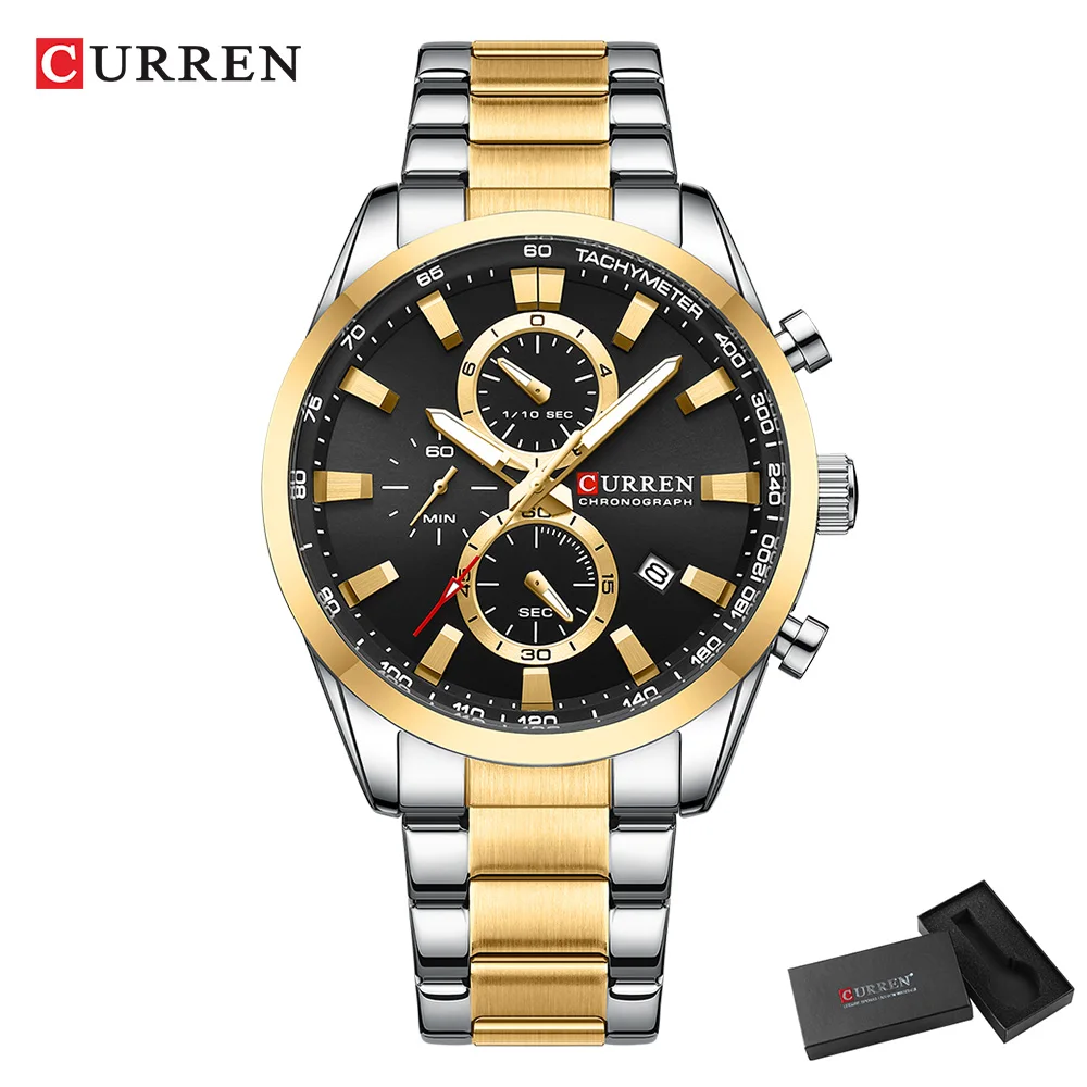 CURREN Casual Quartz Chrono Sp - огляд і ціна Men'S Accessories Jewelry