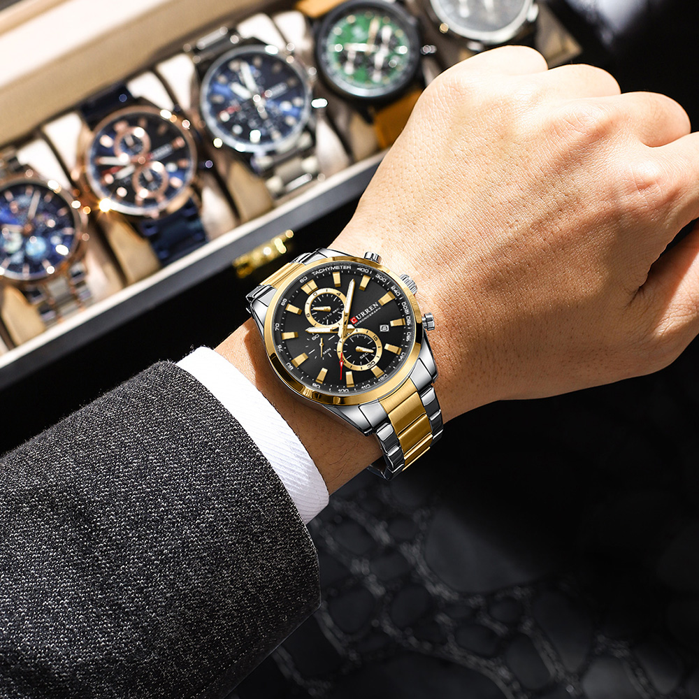 CURREN Casual Quartz Chrono Sp - огляд і ціна Men'S Accessories Jewelry