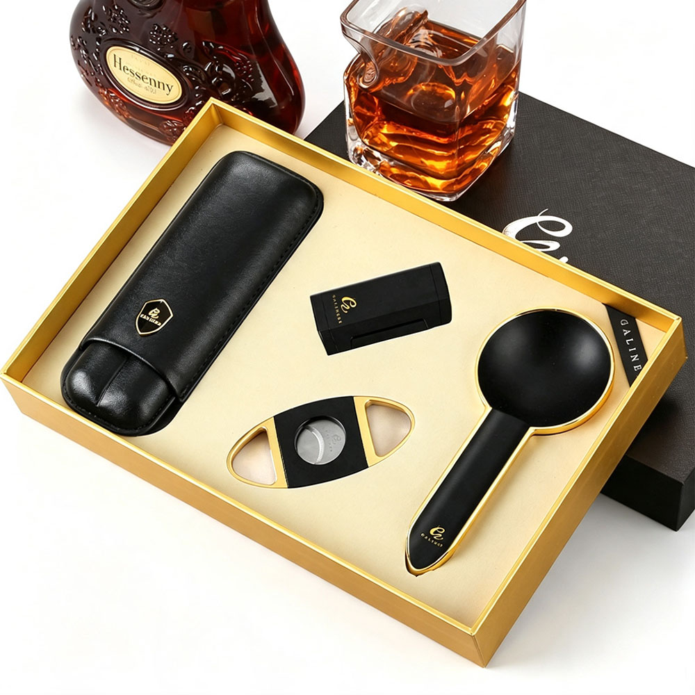 GALINER Metal Cigar Smoking Se - огляд і ціна Cigar Cutter Set