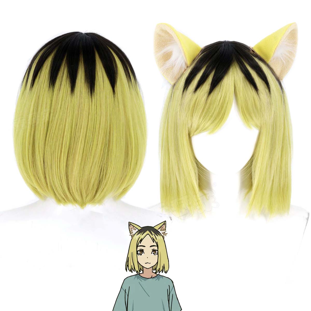 Chainsmoker Cat Yaku Neko Cosp - огляд і ціна Men'S Yellow Accessories