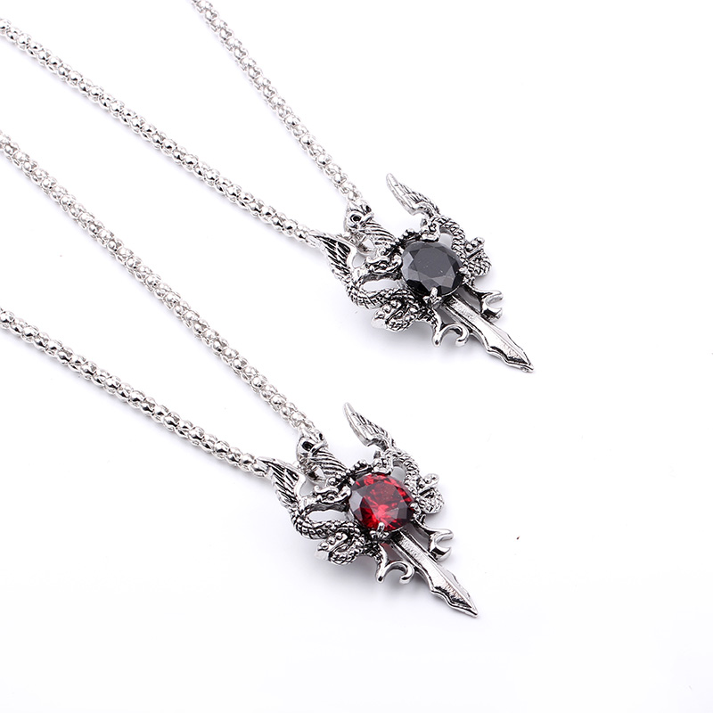 Double Dragon Black Gem Cross  - огляд і ціна Men'S Accessories Jewelry