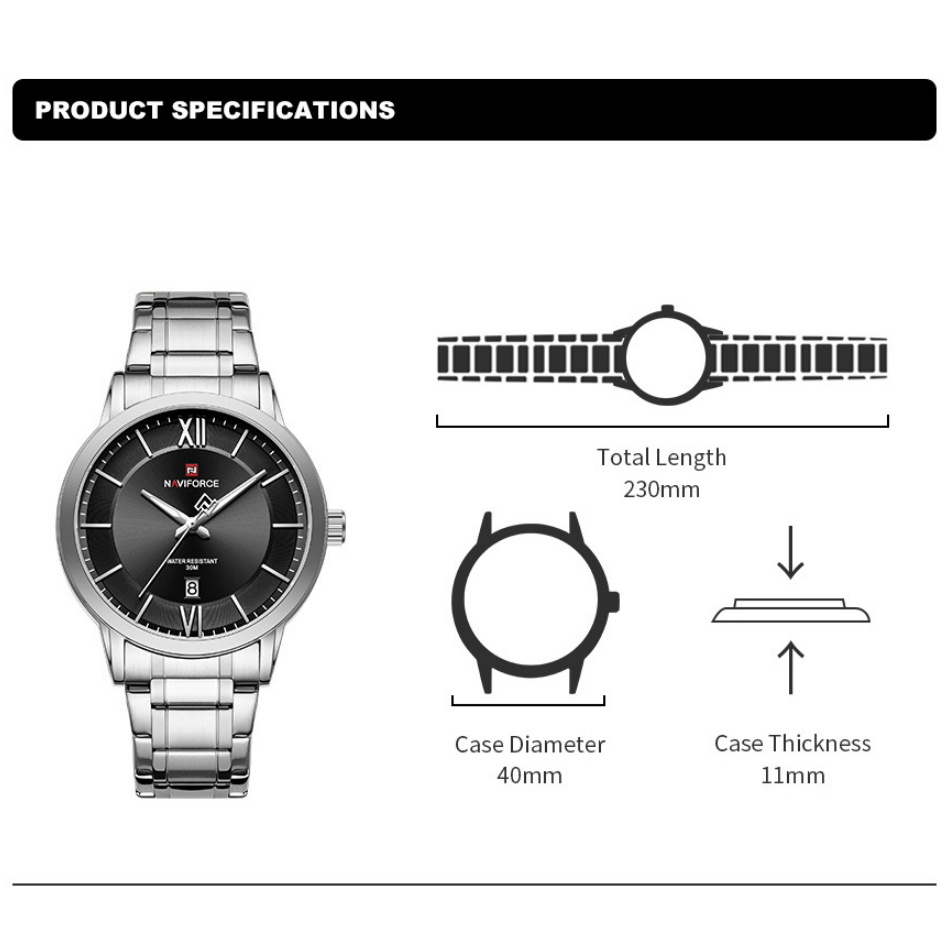 NAVIFORCE Watches for Men Fash - огляд і ціна Men Accessories For Wrist